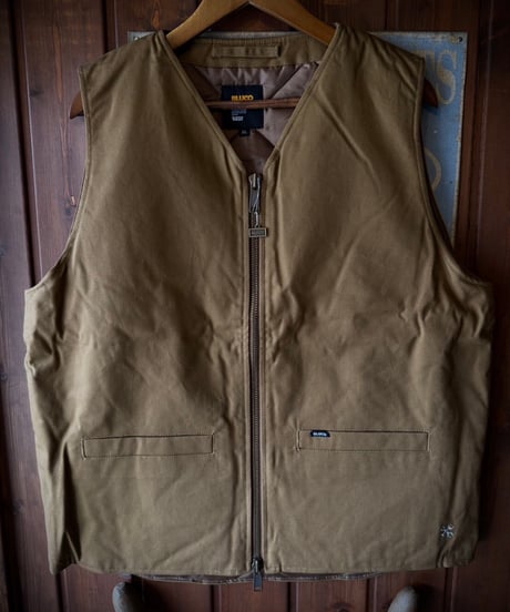 BLUCO V NECK DUCK VEST BROWN