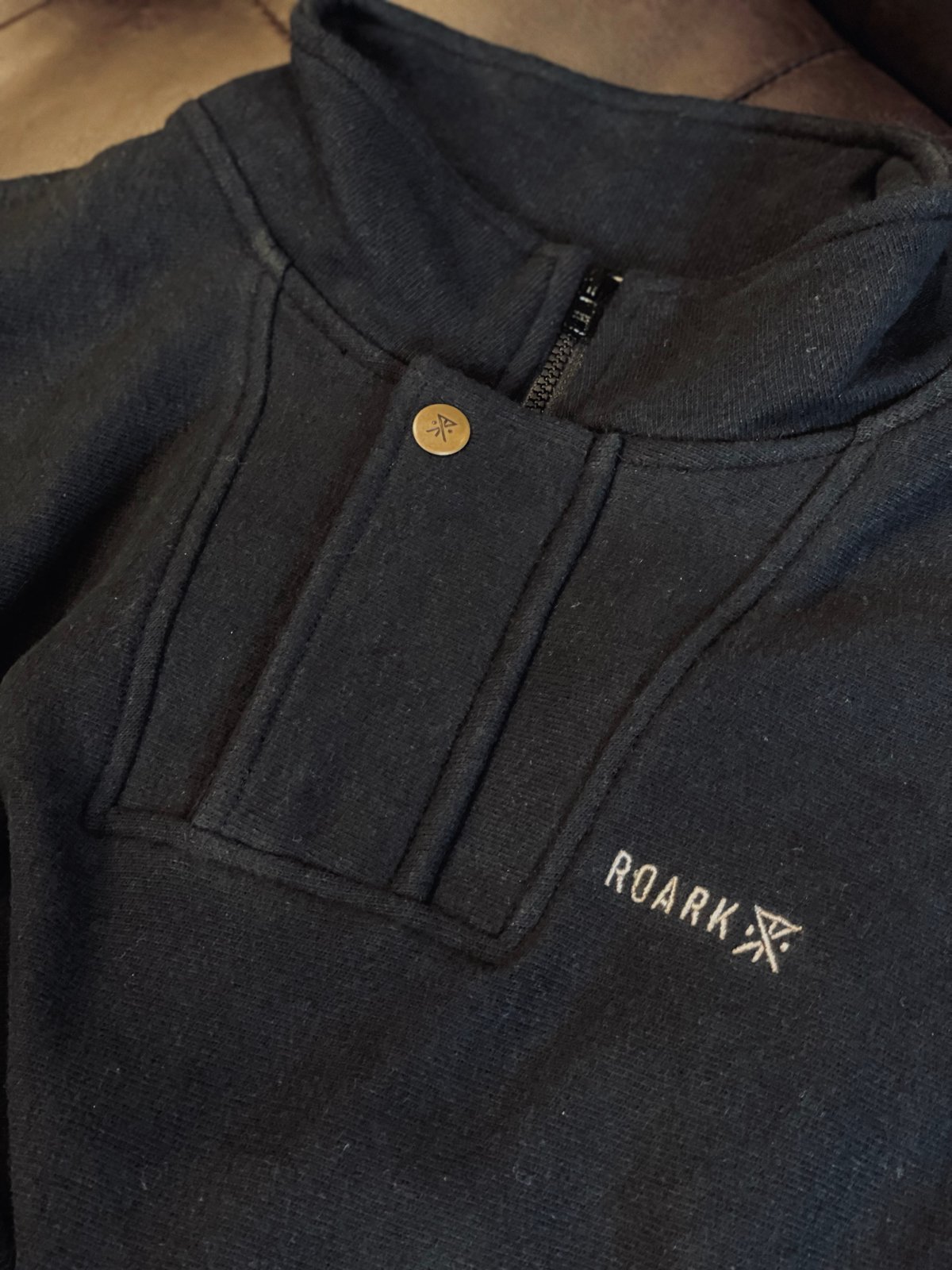 トップス H/W HEMPCOTTON H/Z SWEAT ROARK H/W HEMPCOTTON H/Z SWEAT COLOR BLACK | ST