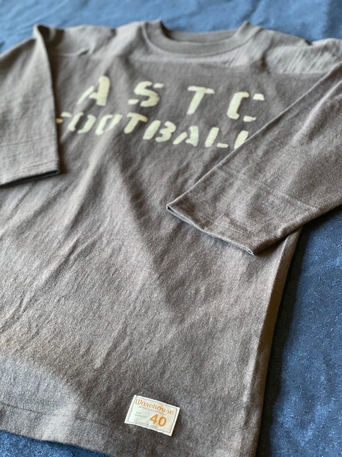 WAREHOUSE & CO. Lot 4063 7分袖フットボールT ASTC | STY