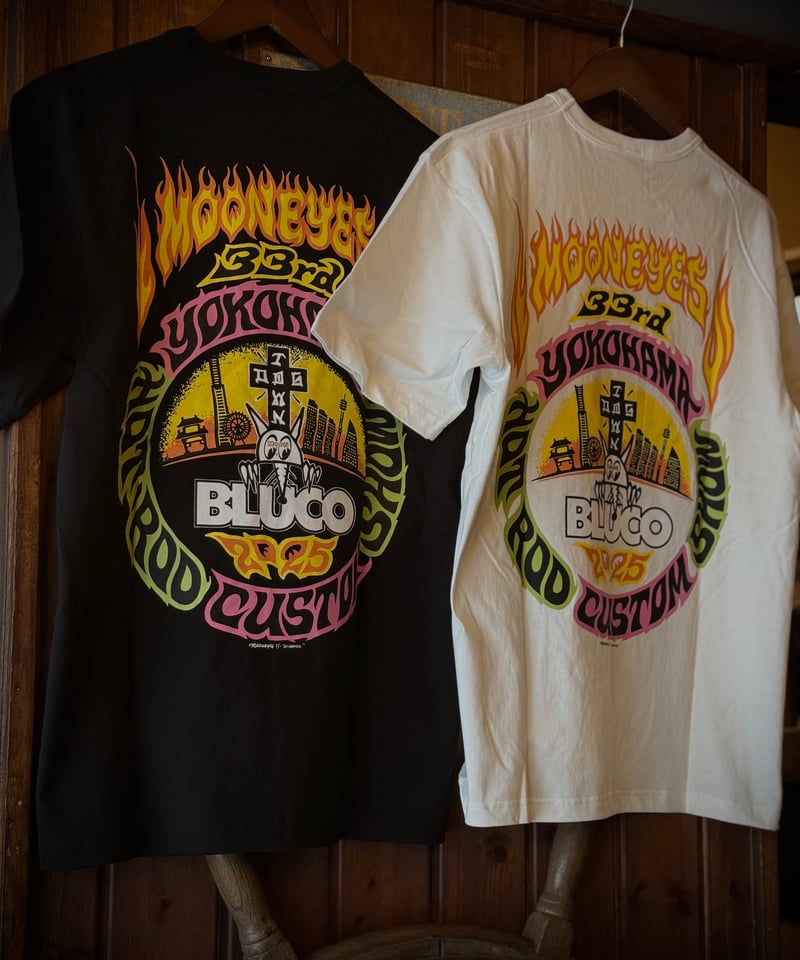 BLUCO (MOONEYES X DOGTOWN X BLUCO) ポケットTシャツ -FI