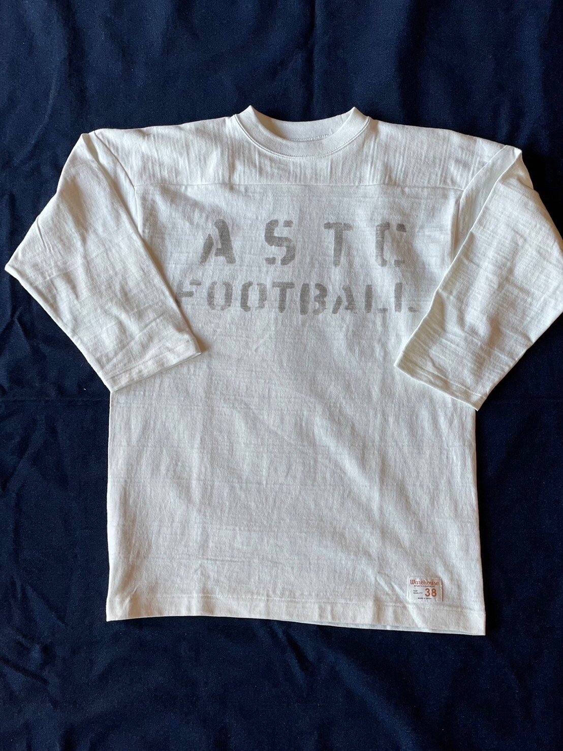 WAREHOUSE & CO. Lot 4063 7分袖フットボールT ASTC | STY