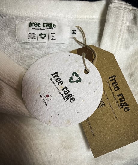 4070円→3300円！！Free Rage "Standard" リサイクルコットンTee