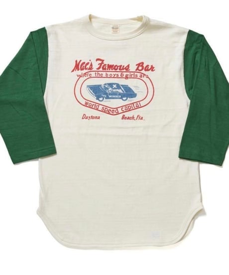 WAREHOUSE & CO.  Lot 4800 7分袖ベースボールT MAC’S FAMOUS BAR
