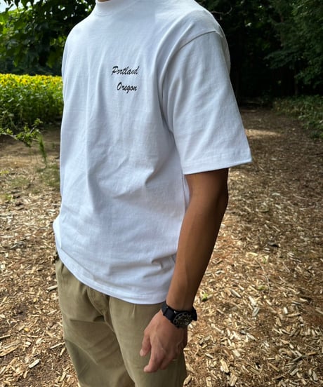STYLE FACTORY & CO. ORIGINAL T SHIRT 【PORTLAND OREGON】White×Black
