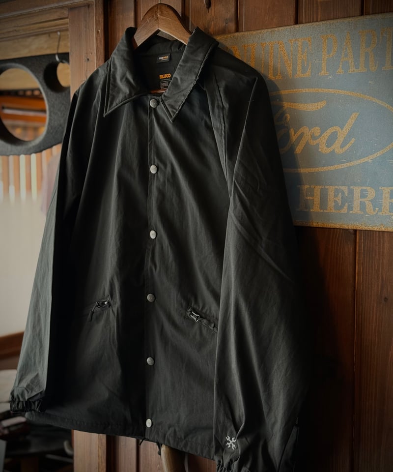 BLUCO CORDURA®リップストップ コーチジャケット BLACK | STYLE FA
