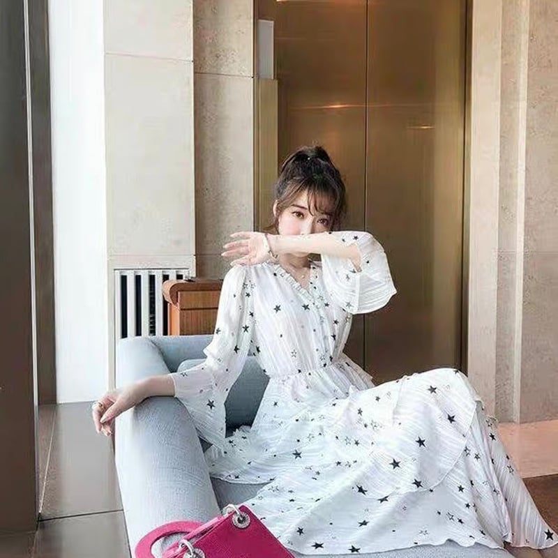 M*o様 2005年【morphose】シフォン4段フリルJSK ヴィンテージシフォン