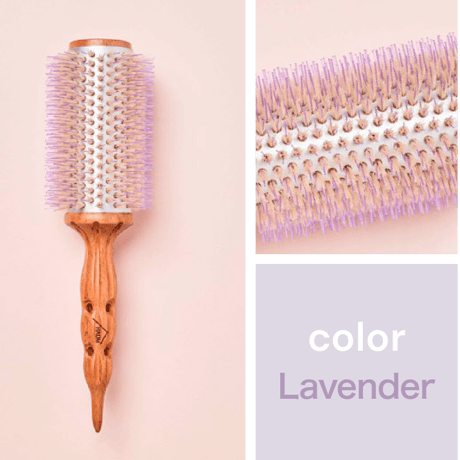 HAUM　ロールブラシ7　58㎜　Pink/Lavender