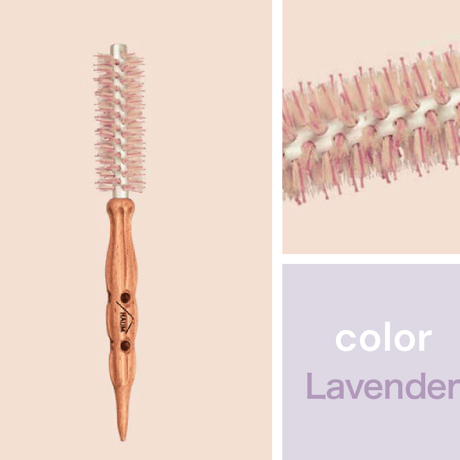 HAUMROOTROLLBRUSH（根本ロールブラシ）　27mm　Pink/Lavender