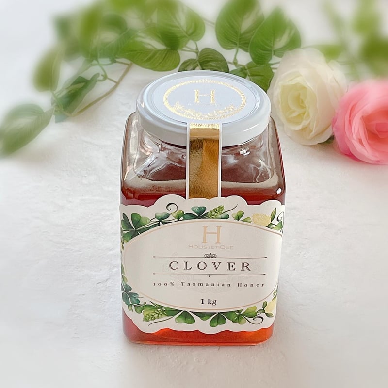 【残りわずか】HTQ クローバー　蜂蜜　1キロ　タスマニア HOLISTETIQUE】Clover - 1kg オーストラリア（タスマニア）産