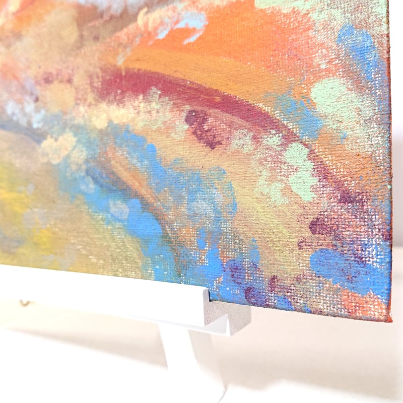 抽象画アート『夜明け』キャンバスボード原画 | アトリエ葱 抽象画アート『夜明け』キャンバスボード原画 | アトリエ葱