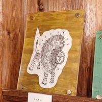 額入り原画『ライオン』