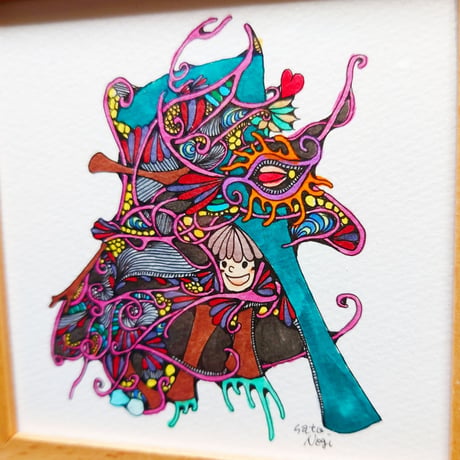 額入り原画『かくれんぼ』