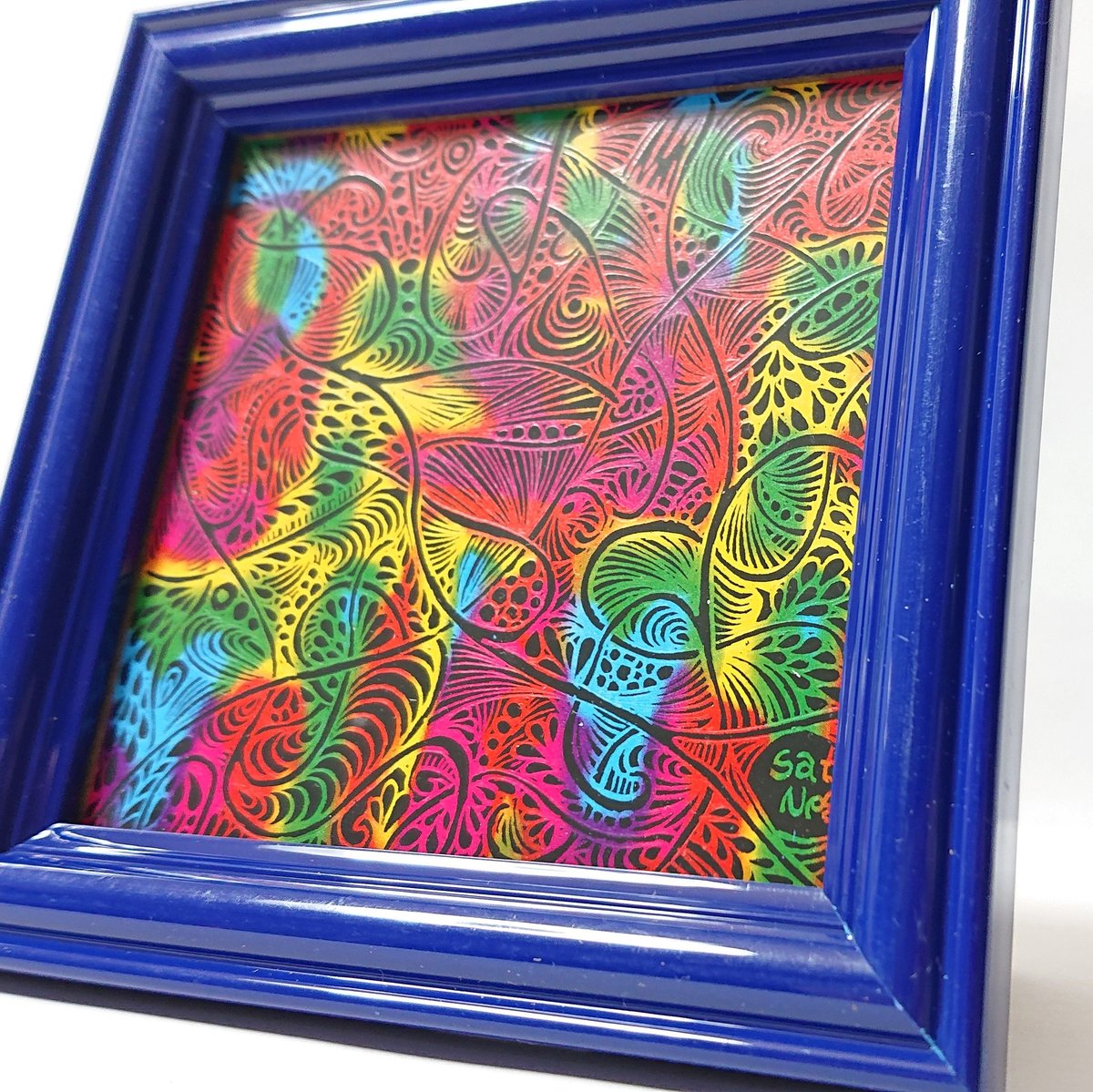 額入レインボーアート③ | アトリエ葱