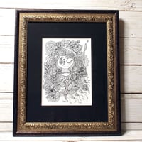 額入り原画『まとわりつくぐるぐる』