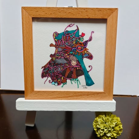 額入り原画『かくれんぼ』