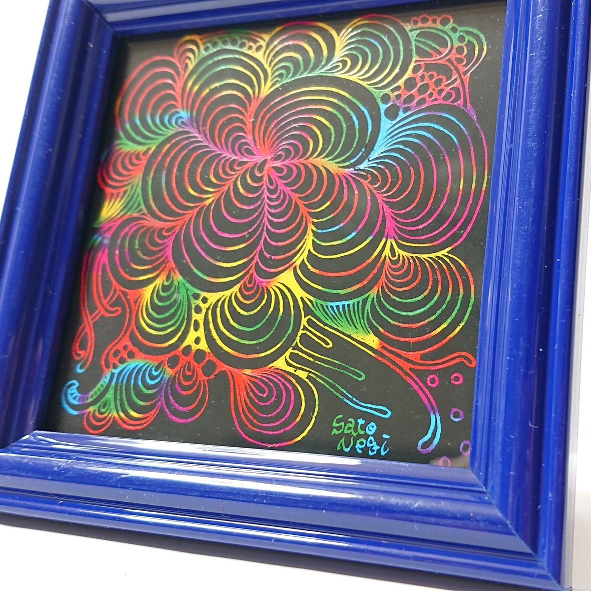 額入レインボーアート④ | アトリエ葱