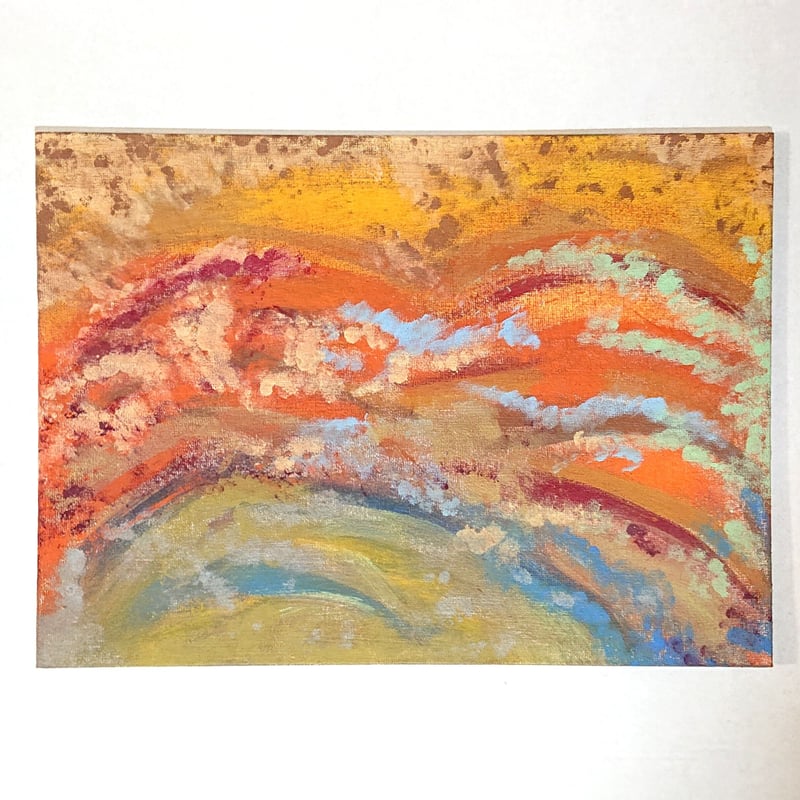 原画 細う F3 アクリル画 喜怒哀楽の展示 抽象画 原画 細う F3 アクリル画 喜怒哀楽の展示 抽象画
