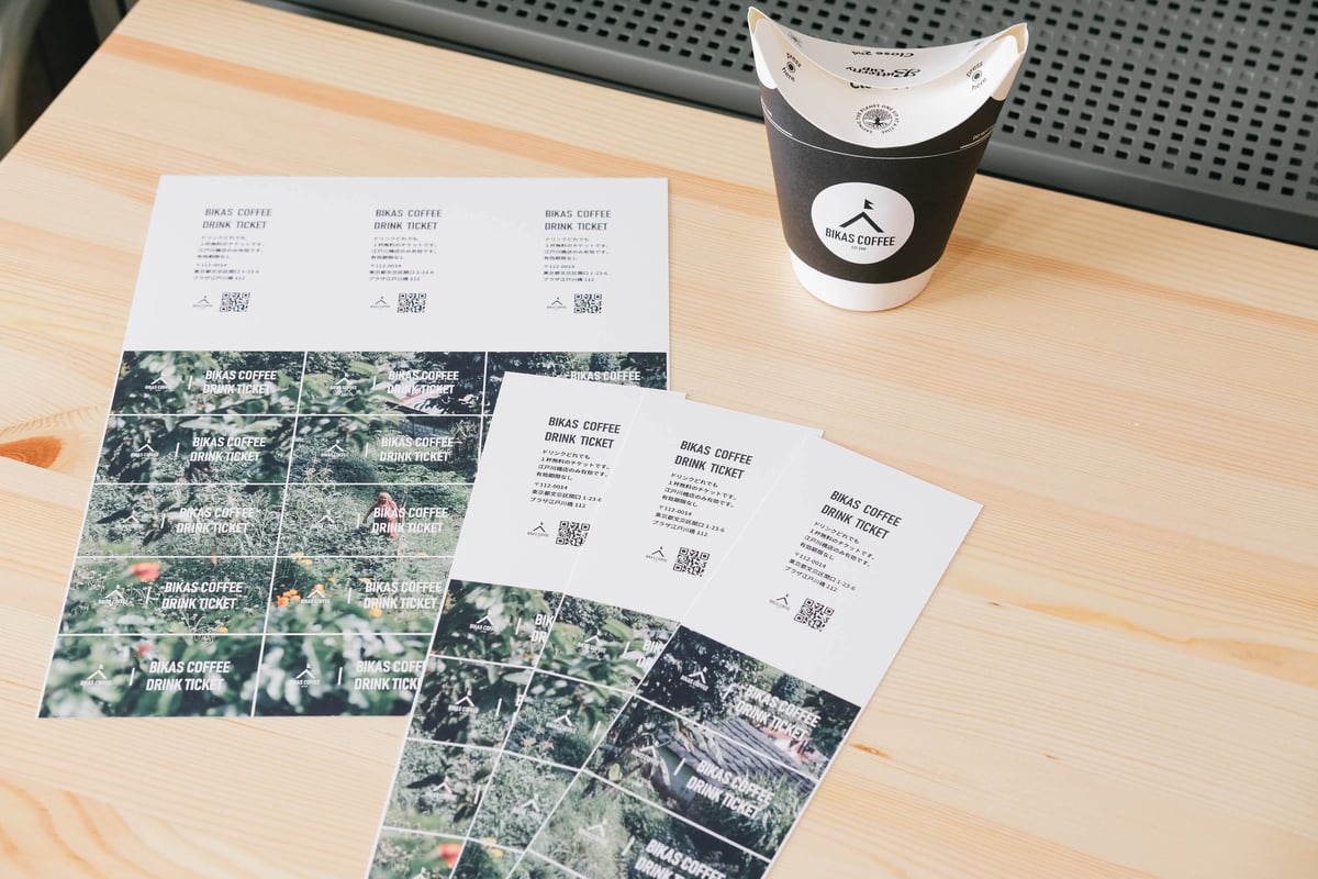 ドリンクチケット 5枚(店頭受取) | BIKAS COFFEE ドリンクチケット 5枚(店頭受取) | BIKAS COFFEE