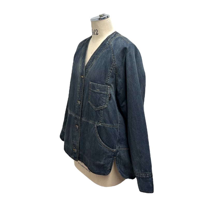 新品タグ付き ayane デニムキルティングジャケット 38 854729-6.jpg