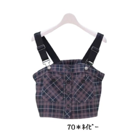 5/12 Instalive　Mia 2026Autumn　チェック柄キャミベスト　1644197