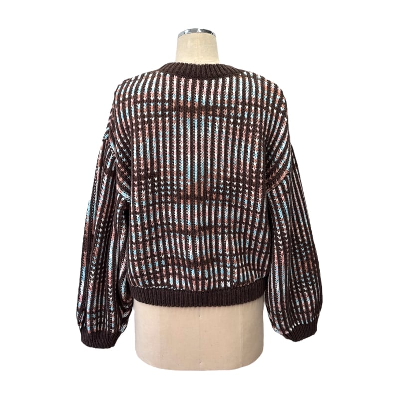 Instalive ayane 2026Early Spring MIXストライプニット 89