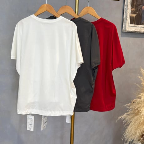 4/19 Instalive  2026ss  裾ドロスト付プリントＴシャツ  95192604001