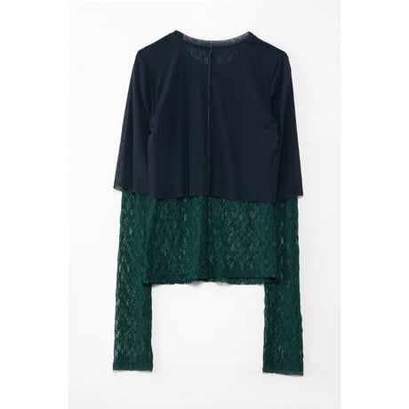 4/25 Instalive　AULA AILA　2026FW　LACE LAYERED INNER　1263-08002