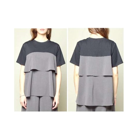 6/2　4/14 Instalive　SUGER ROSE 2026SS　ペプラムフレアドッキングTシャツ(セットアップ可）　269305
