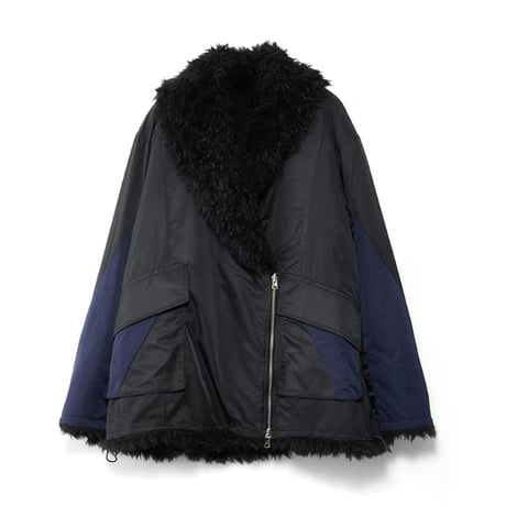 4/25 Instalive　AULA AILA　2026FW　REVERSIBLE ECO-FUR JACKET　1263-01041
