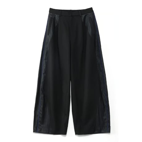 4/25 Instalive　AULA AILA　2026FW　LEATHER SWITCHING COCOON WIDE PANTS　1263-06008