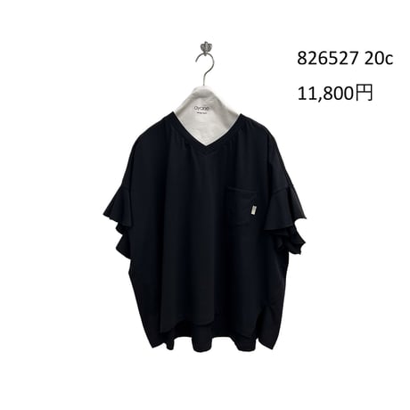 6/8、3/30 Instalive ayane 2026 summer ラッフルスリーブVネックTシャツ　826527