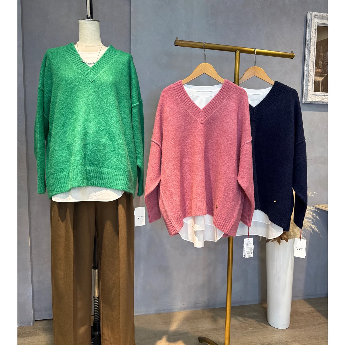 10/24. Dignite collier インナーセットプルオーバー | Z i Z e