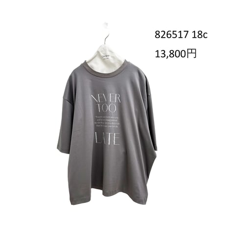 Instalive ayane 2026 summer ドッキングバックギャザーTシャツ　826517