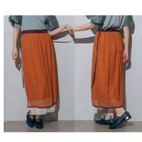 4/14 Instalive MARECHAL TERRE 2025SS 3rd COLLECTION 2Way Sheer Layered Skirt ZMT253SK202