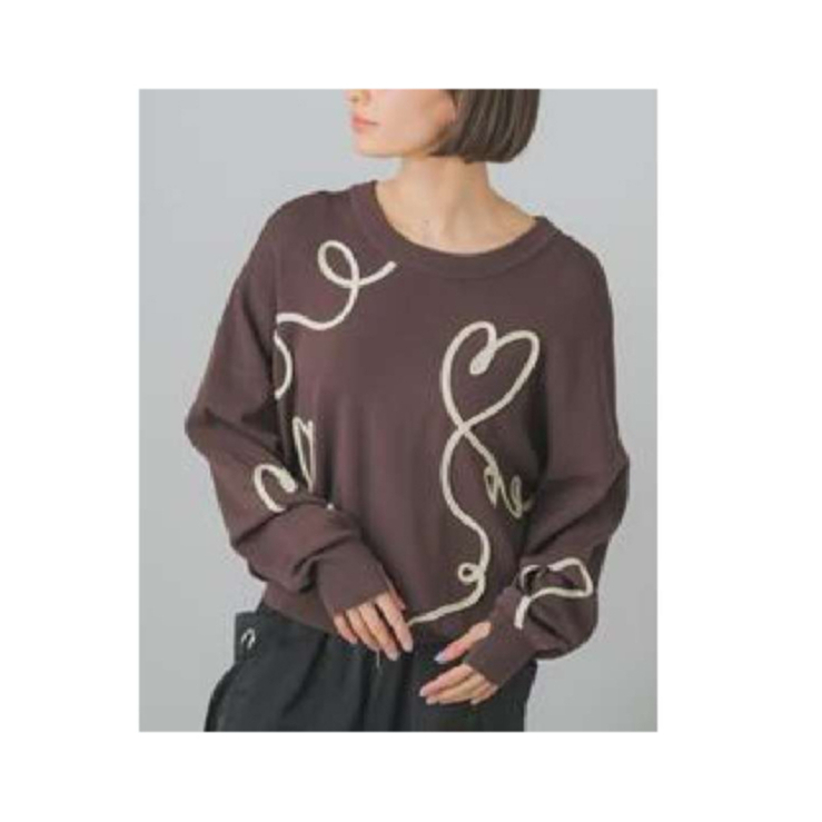 9/15 Instalive GALENA 2025aw コード刺繍ニット 70052-510