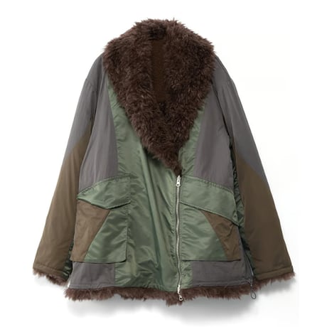 4/25 Instalive　AULA AILA　2026FW　REVERSIBLE ECO-FUR JACKET　1263-01041