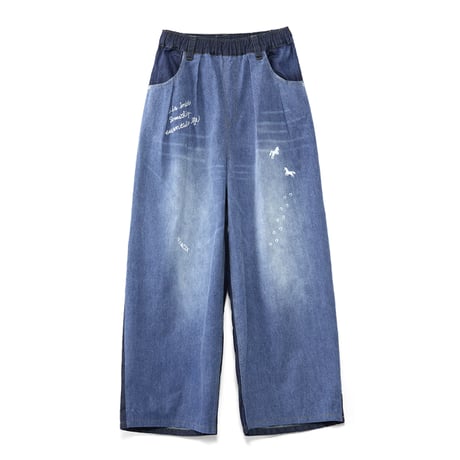 4/25 Instalive　AULA AILA　2026FW　GRAFFITI DENIM PANTS　1263-06003