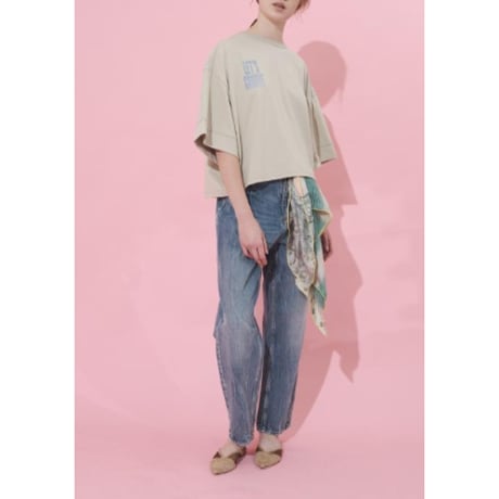 4/9 Instalive　akane　2026ss　ショート丈Tシャツ　26168-1965J-G