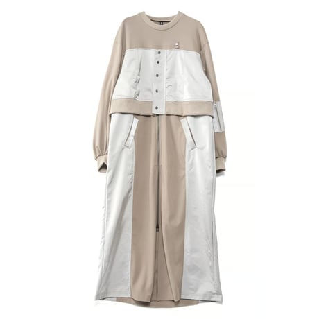 4/25 Instalive　AULA AILA　2026FW　I-LINE MILITARY LONG ONE-PIECE　1263-03045