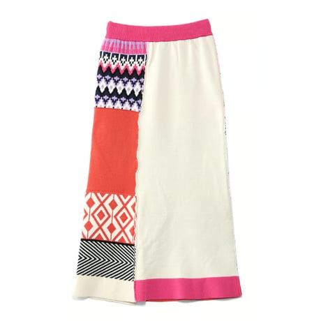 4/25 Instalive　AULA AILA　2026FW　NORDIC PATTERN KNIT SKIRT　1263-07038