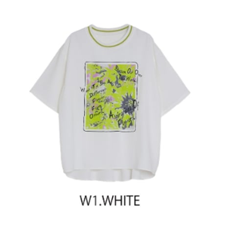 3/28 Instalive　アートフラワーブラウスTee   MICALLE MICALLE 2026ss④　MMC110TEB