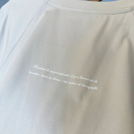 5/9 Instalive　ヴィンテージ柄ロゴTシャツ