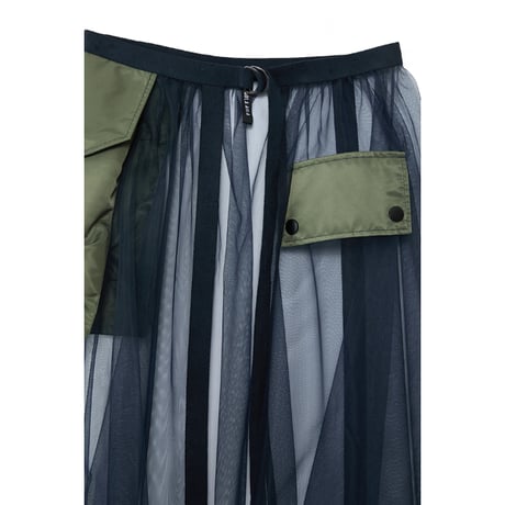 4/25 Instalive　AULA AILA　2026FW　POCKET TULLE WRAP SKIRT　1263-07004