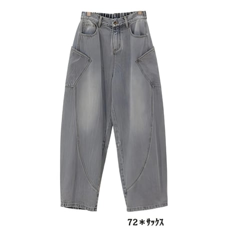5/19 Instalive　Mia 2026Winter デニム切替パンツ　1657513