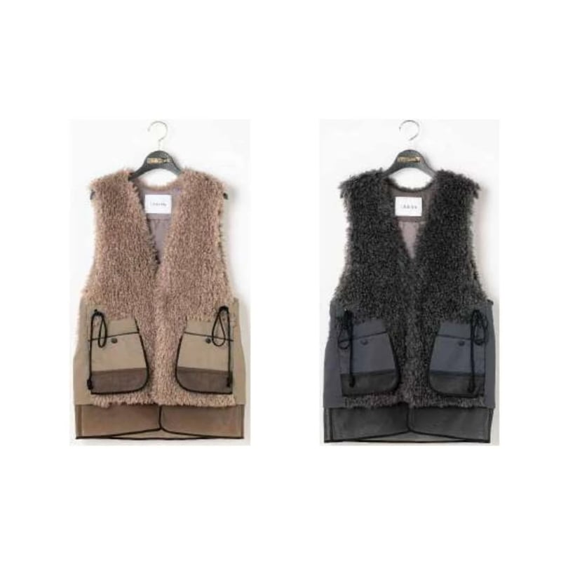 完売商品！MACHATTエコムートンロングベスト 3/20 Instalive Lallia Mu