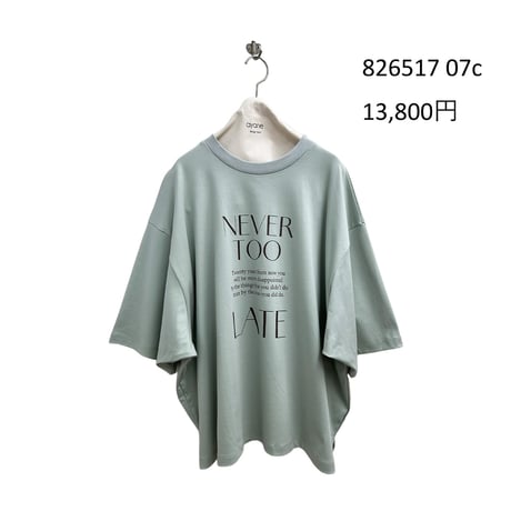 Instalive ayane 2026 summer ドッキングバックギャザーTシャツ　826517