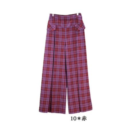 5/12 Instalive　Mia 2026Autumn　チェック柄パンツ　1644203