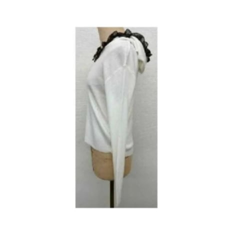 5/25　Instalive　Eimee Law 2026 PreAutumn　フリルフーディリブニット　84855
