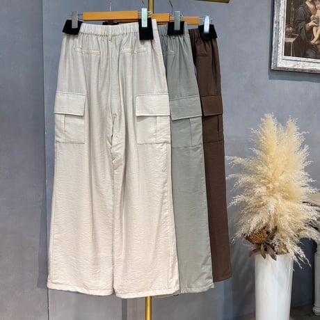 麻混カーゴパンツ  78571603004