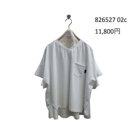 6/8、3/30 Instalive ayane 2026 summer ラッフルスリーブVネックTシャツ　826527